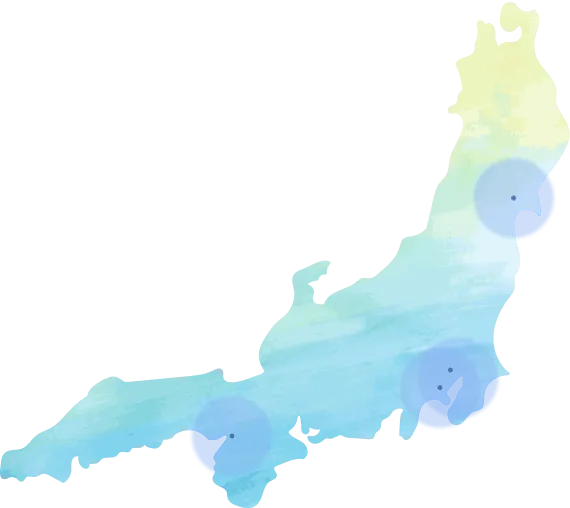 日本地図のイラスト