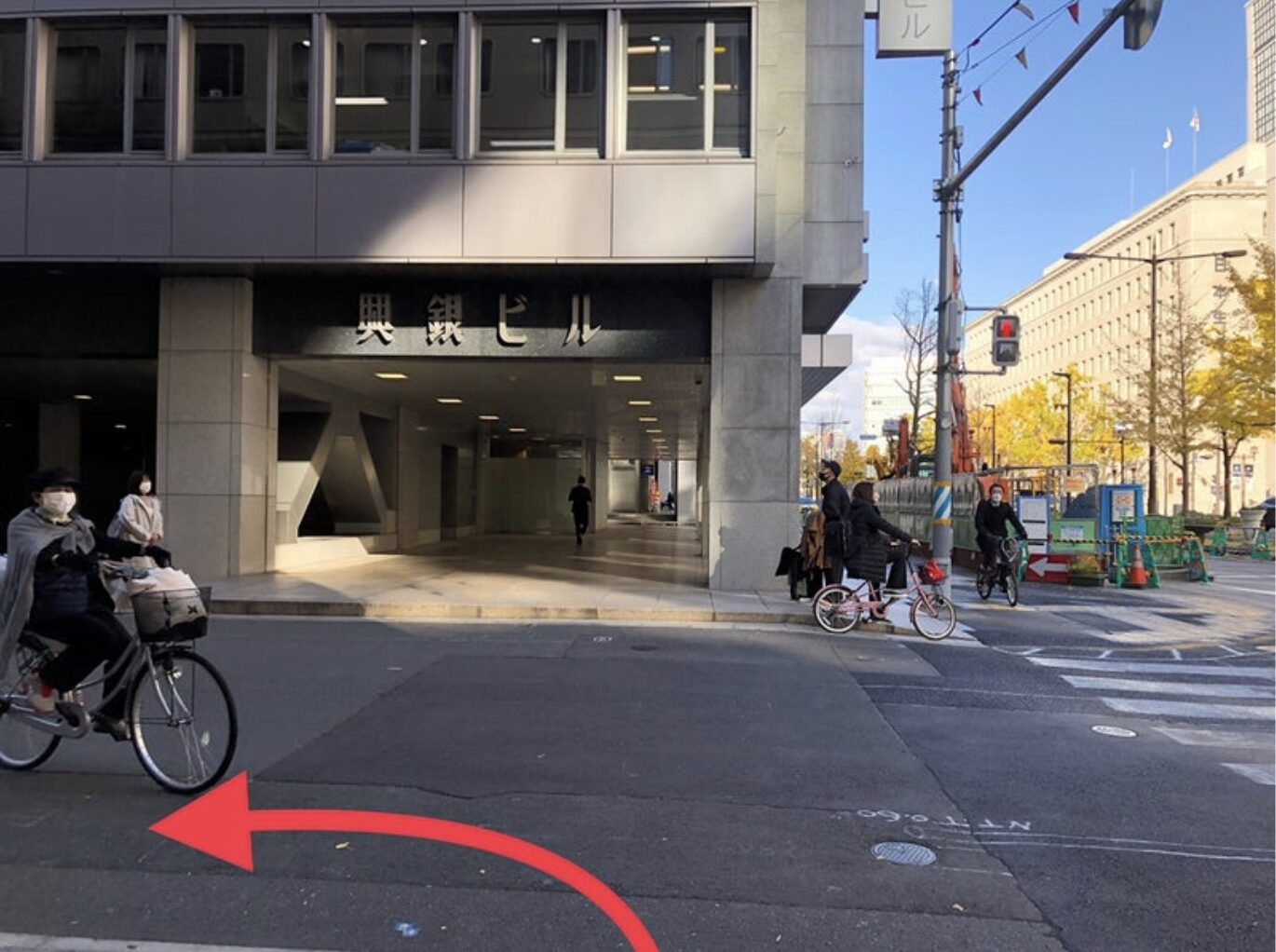 肥後橋スタジオへのアクセス（淀屋橋から）