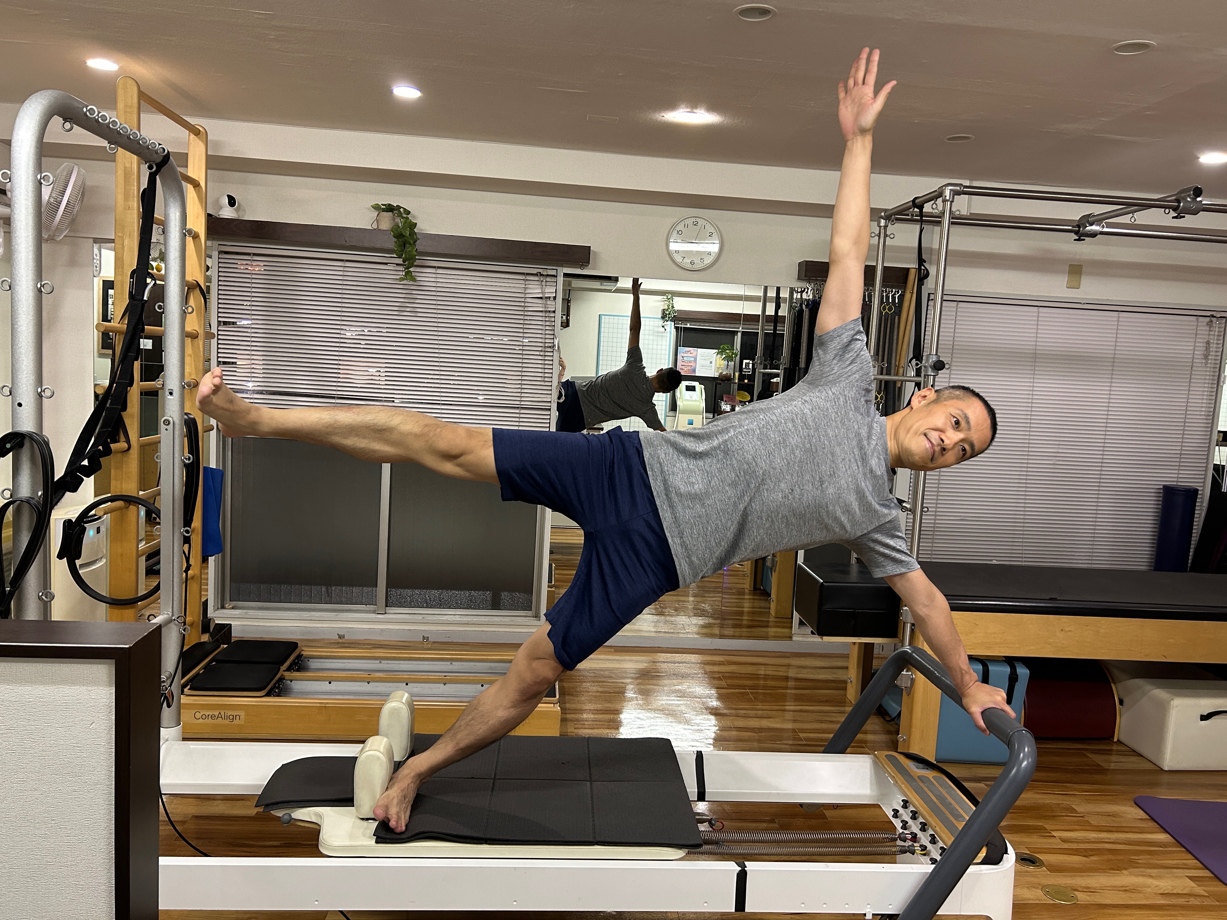 ピラティススタジオBB錦糸町スタジオ-有薗悦克様エクササイズ写真