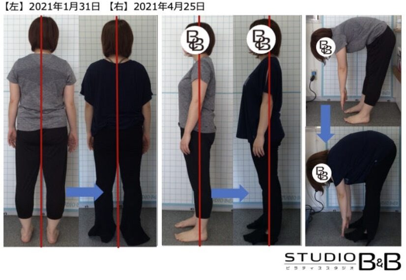 【ピラティススタジオBB錦糸町】半年で体重－4kg＆体脂肪率－4％！会員O様の効果事例